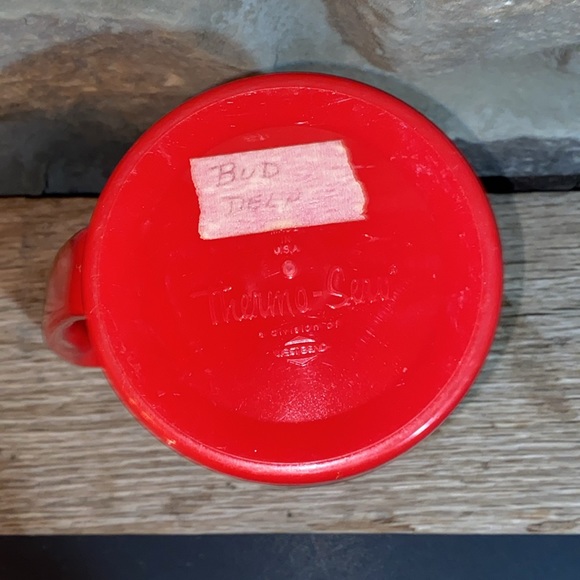 80s BudMan plastic ThermoServe mug. 16oz. - Picture 7 of 9